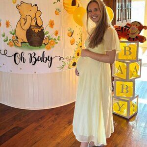 Yellow Maternity Dress